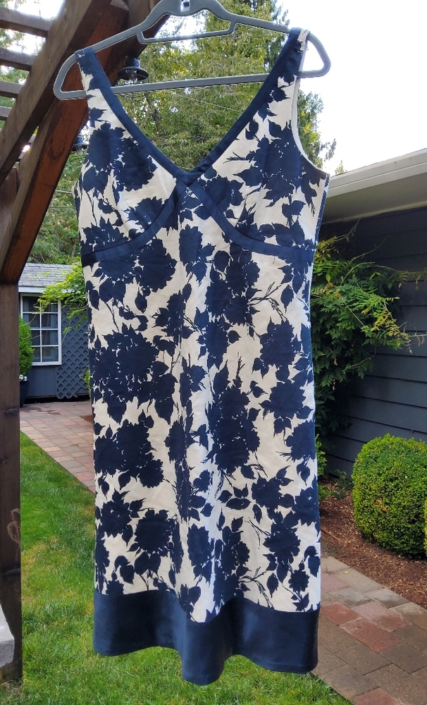 NWOT! J. Crew 100% Linen Floral Dress. Size 8